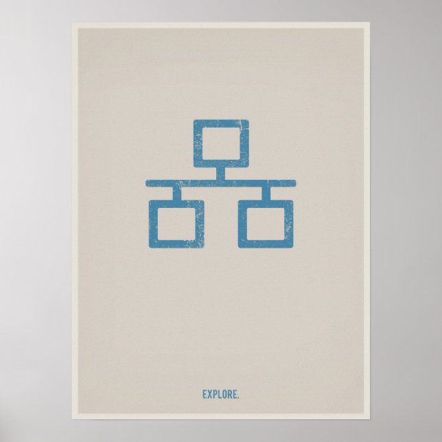 Ethernet minimalistic poster (Front)