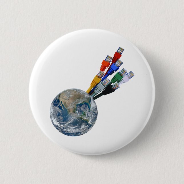 Ethernet Network Connected Earth Button (Front)