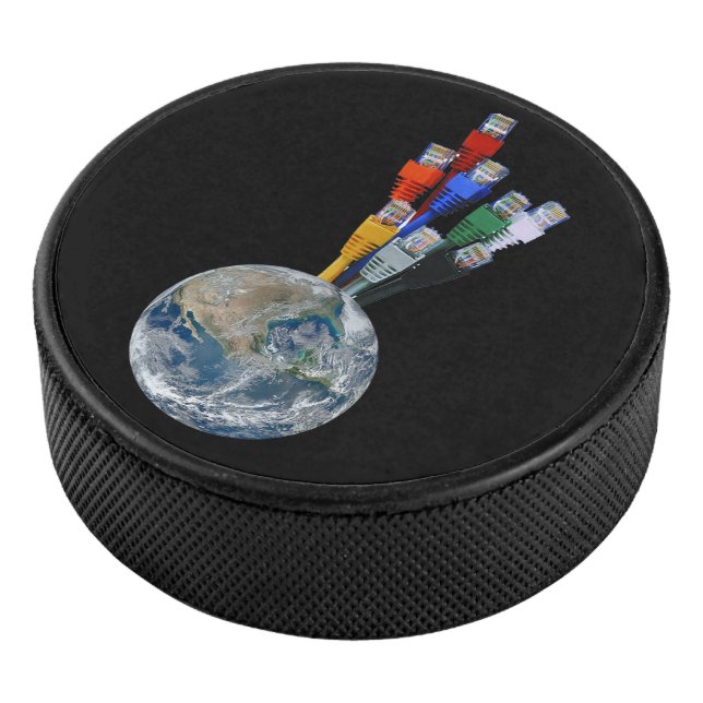 Ethernet Network Connected Earth Hockey Puck (3/4)