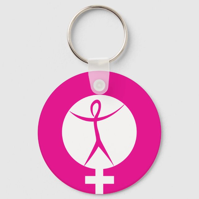 Ethical Culture Feminist Keychain (Front)
