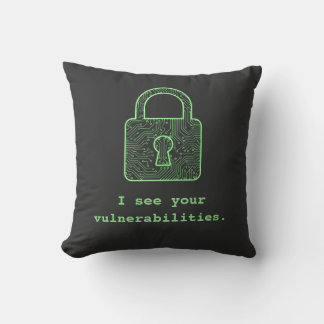 Ethical Hacker Cybersecurity  Throw Pillow