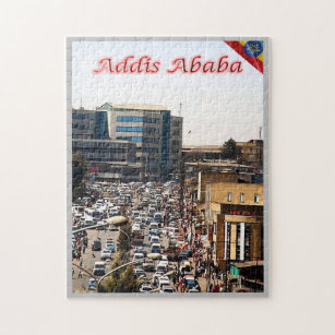 Ethiopia - Addis Ababa - The Bustling Centre - Jigsaw Puzzle