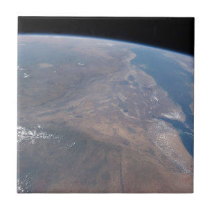 Ethiopia And Part Of The Red Sea Ceramic Tile