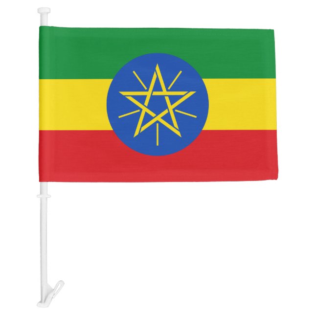 Ethiopia Car Flag (Front)