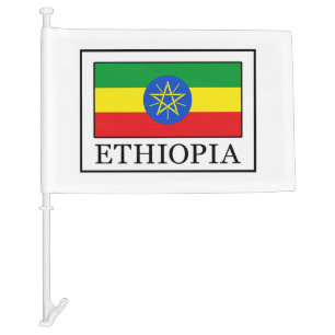 Ethiopia Car Flag