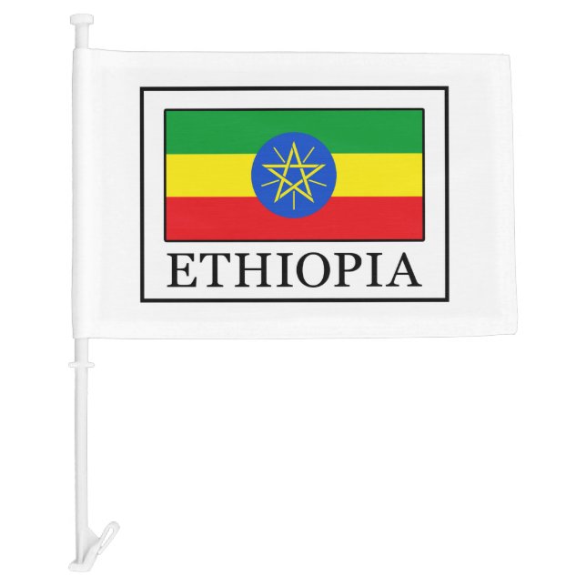 Ethiopia Car Flag (Front)