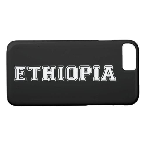 Ethiopia iPhone 87 Case
