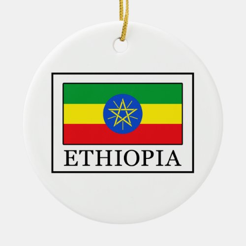 Ethiopia Ceramic Ornament