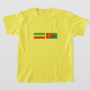 Ethiopia Eritrea Flags T-Shirt