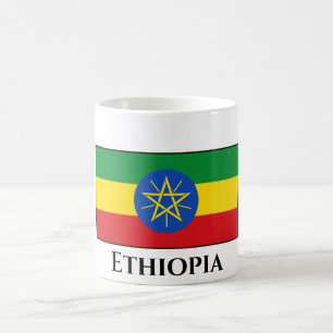 Ethiopia (Ethiopian) Flag Coffee Mug