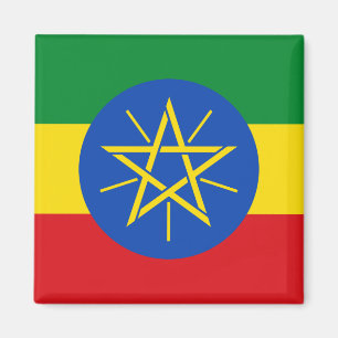 Ethiopia (Ethiopian) Flag Magnet