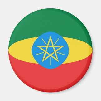 Ethiopia Fisheye Flag Magnet