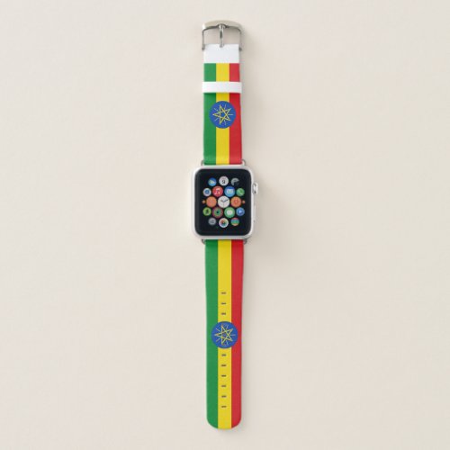 Ethiopia Flag Apple Watch Band