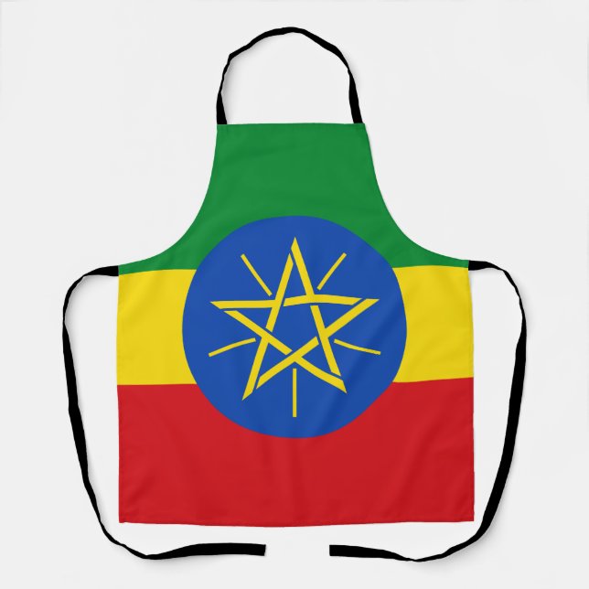 Ethiopia Flag Apron (Front)