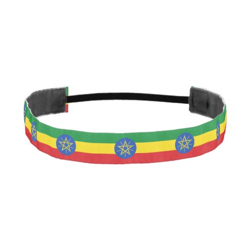 Ethiopia Flag Athletic Headband