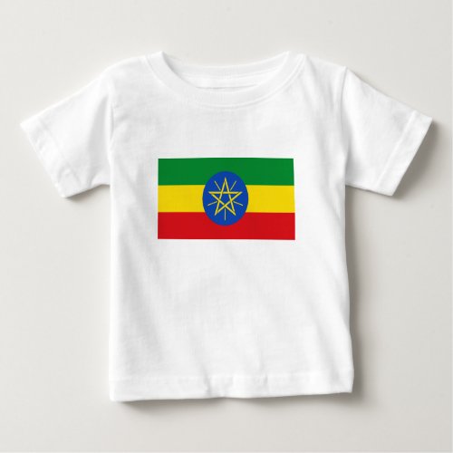 Ethiopia Flag Baby T_Shirt