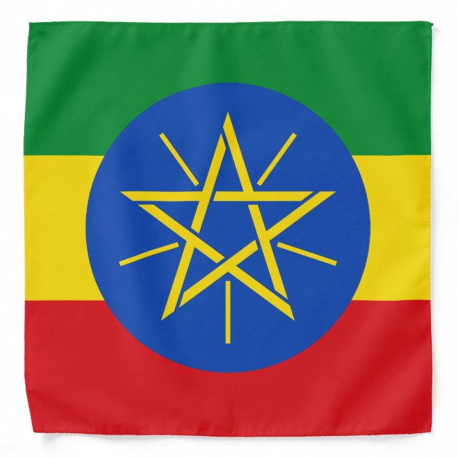 Ethiopia Flag Bandana (Front)
