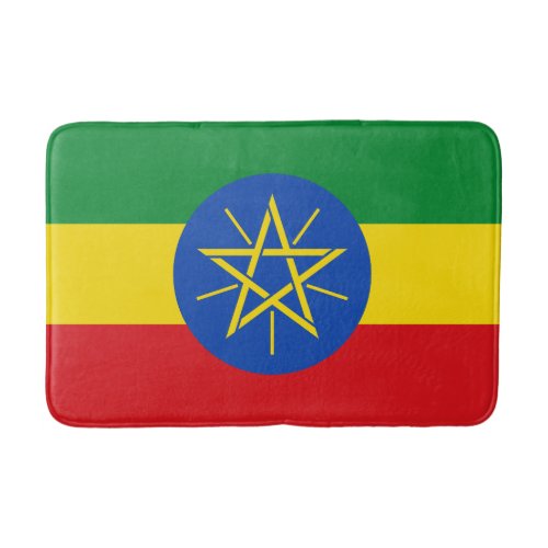 Ethiopia Flag Bath Mat