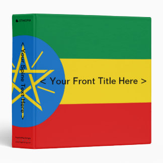 Ethiopia Flag Binder