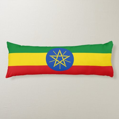 Ethiopia Flag Body Pillow