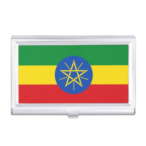 Ethiopia Flag Business Card Case