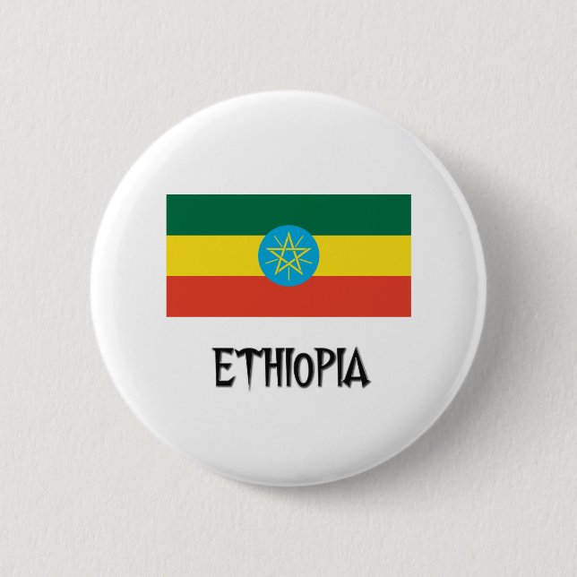 Ethiopia Flag Button (Front)