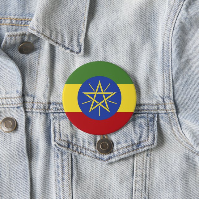 Ethiopia flag button (In Situ)