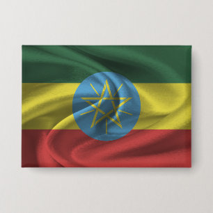 Ethiopia Flag Button