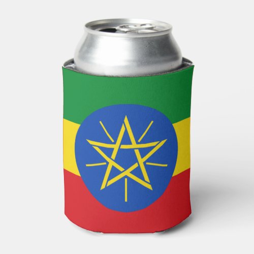 Ethiopia Flag Can Cooler