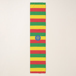 Ethiopia flag Chiffon Scarf