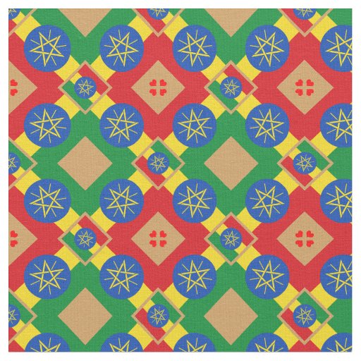 Ethiopia Flag & Ethiopia Trendy Fabric /fashion