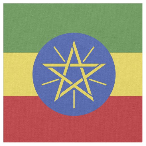 Ethiopia flag fabric
