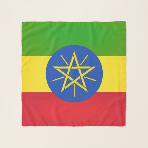 Ethiopia Flag Fashion Scarf