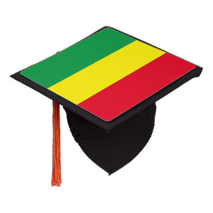 Ethiopia Flag  Graduation Cap Topper / Rasta Flag 
