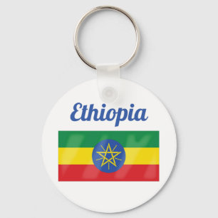 Ethiopia Flag Keychain