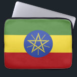 Ethiopia flag laptop sleeve<br><div class="desc">An ideal gift for all those who are patriotic of their country!</div>