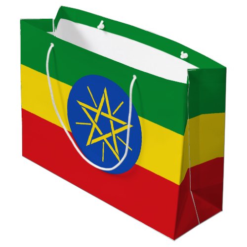 Ethiopia Flag Large Gift Bag