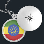 Ethiopia flag locket necklace<br><div class="desc">An ideal gift for all those who are patriotic of their country!</div>