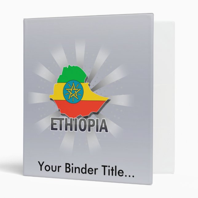Ethiopia Flag Map 2.0 Binder (Front/Inside)