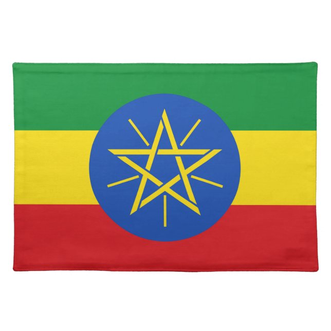 Ethiopia Flag MoJo Placemat (Front)