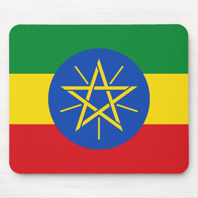 Ethiopia Flag Mouse Pad (Front)