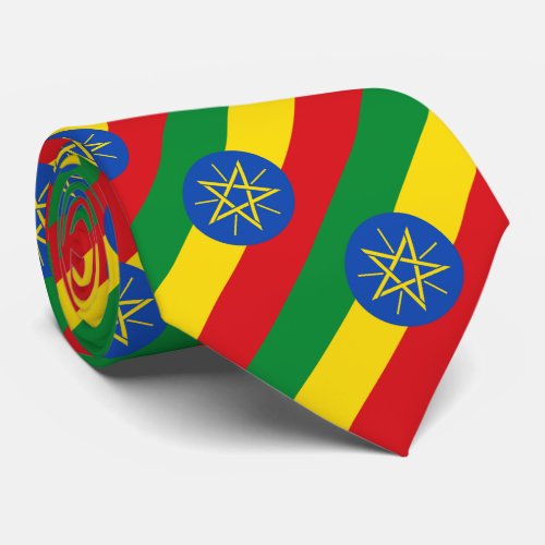 Ethiopia Flag Neck Tie