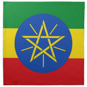 Ethiopia Flag on MoJo Napkin
