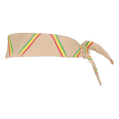 Ethiopia Flag Pattern Tie Headband