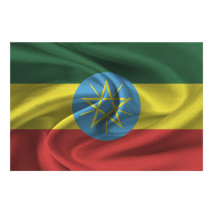 Ethiopia Flag Photo Print