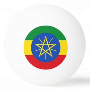 Ethiopia Flag Ping Pong Ball