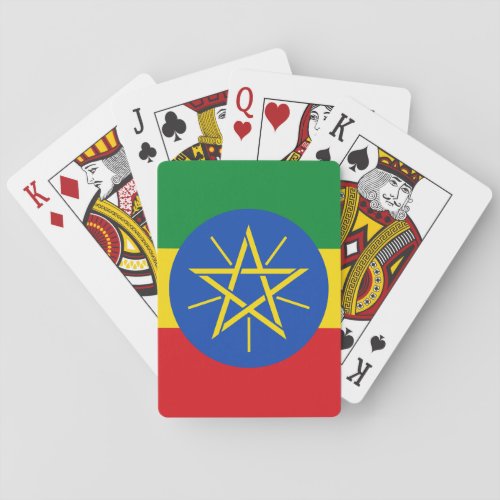 Ethiopia Flag Playing Cards