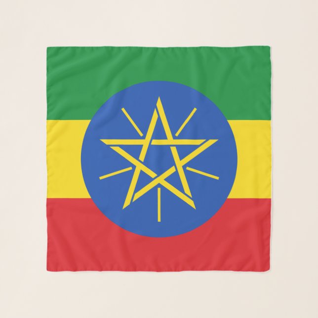 Ethiopia Flag Scarf (Front)