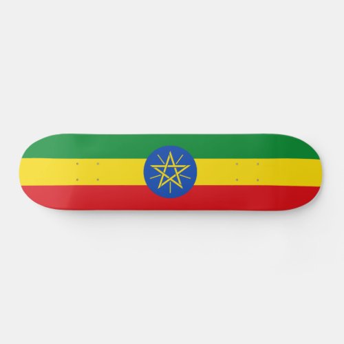 Ethiopia Flag Skateboard