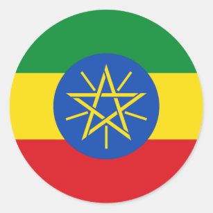 Ethiopia flag Sticker